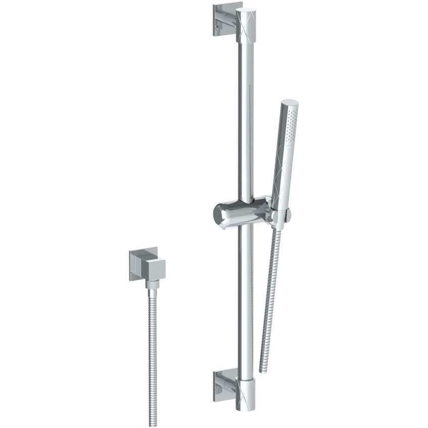 Watermark - Positioning Bar Shower kit with Slim Hand Shower and 69'' Hose - Vintage Copper