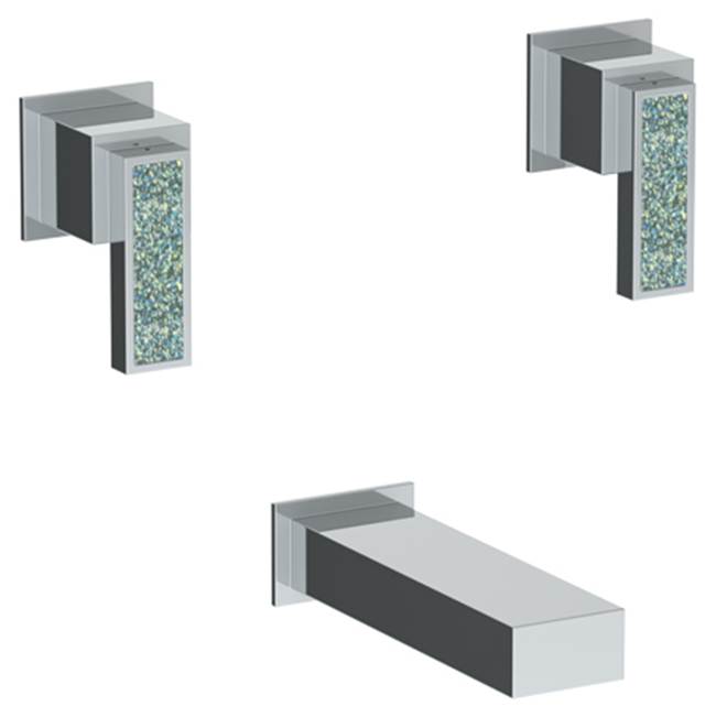 Watermark - Wall Mounted 3 hole Bath Set - Vintage Copper