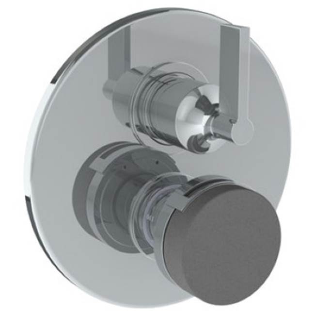 Watermark - Wall Mounted Thermostatic Shower Trim With Built-In Control, 7 1/2'' Dia. Must Specify E1 Or E2 Trim. - Vintage Copper