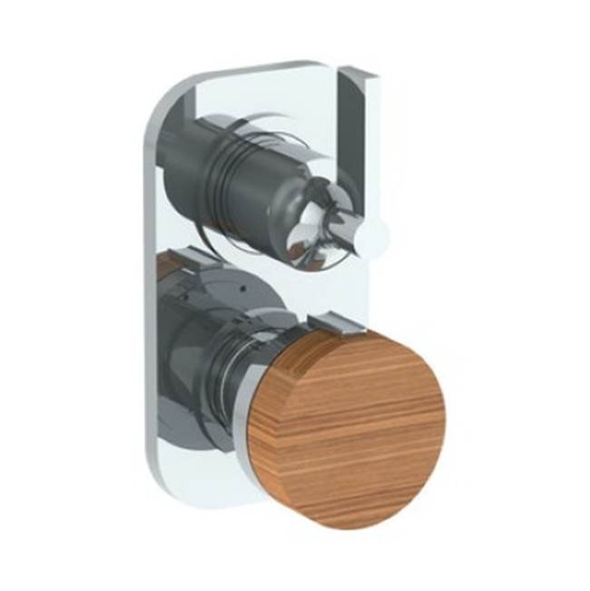 Watermark - Wall Mounted Thermostatic Shower Trim With Built-In Control, 3 1/2'' X 6 1/4''. Must Specify E1 Or E2 Trim. - Vintage Copper