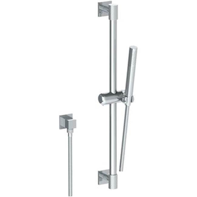 Watermark - Positioning Bar Shower kit with Slim Hand Shower and 69'' Hose - Vintage Copper