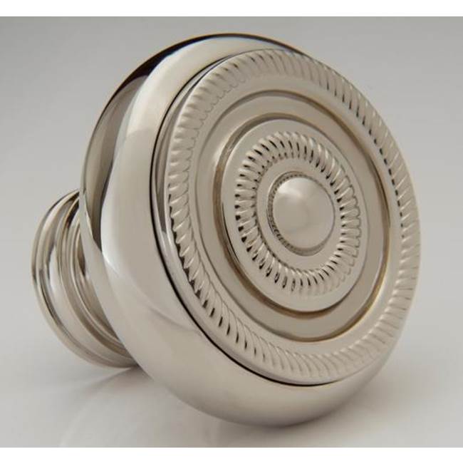 Water Street Brass - Decorative 1-1/2'' Rope Round Knob - Weathered Bronze - Weathered Bronze