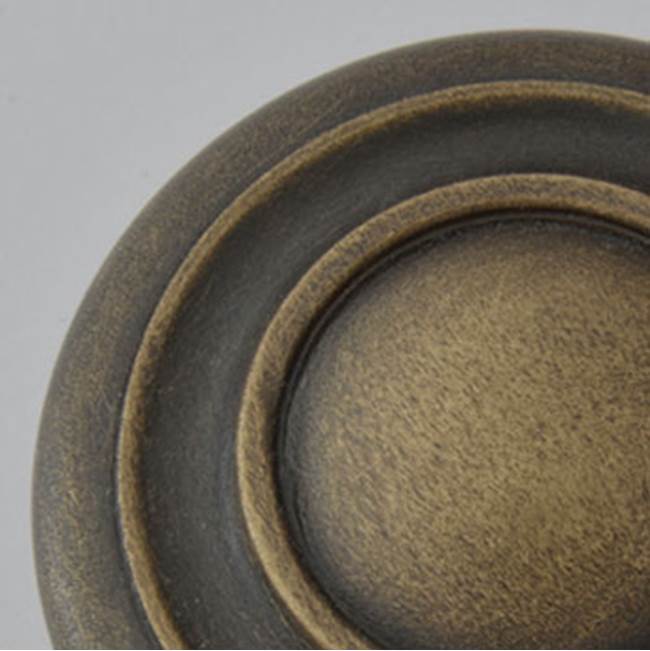 Decorative 1-1/2'' Rope Round Knob - Antique Brass