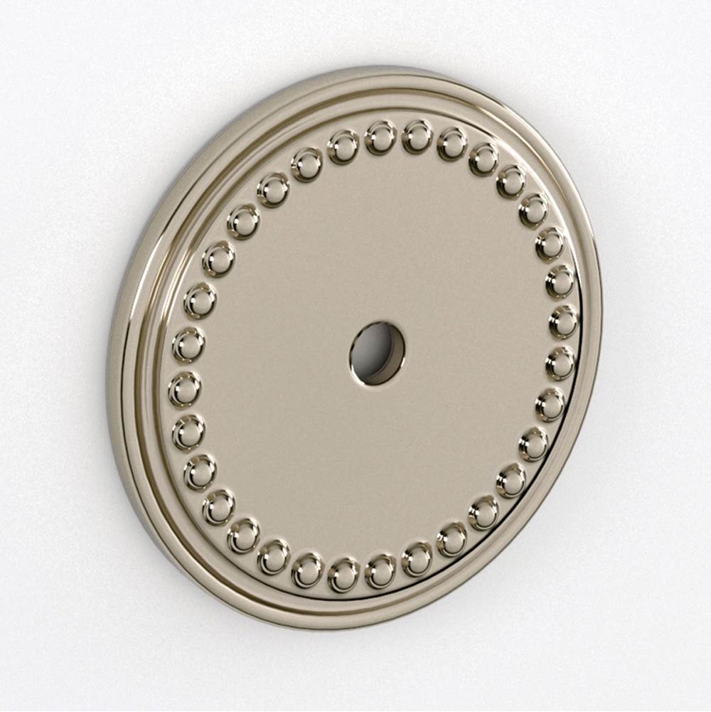 Water Street Brass - Bead 1-7/16'' Appliance Pull Backplate - Weathered Bronze - Weathered Bronze