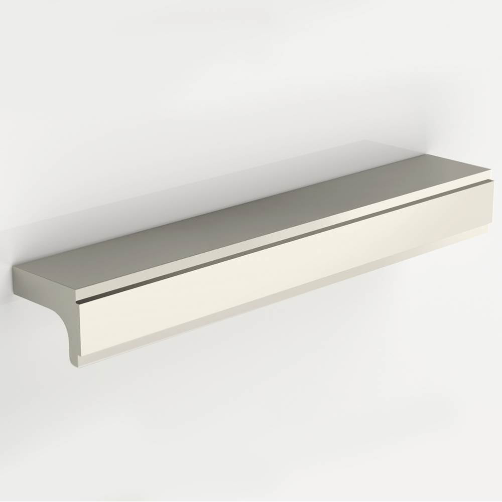 Water Street Brass - 3/4'' C-C Single Step Style Tab Pull - Weathered Bronze - Weathered Bronze