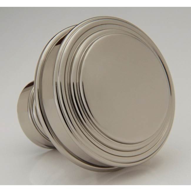 Water Street Brass - Terrace 1-1/4'' Flat Knob - Engraved - Weathered Bronze - Weathered Bronze