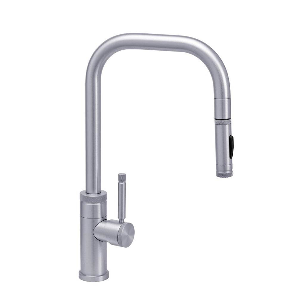 Waterstone - Waterstone Fulton Industrial PLP Pulldown Faucet - Toggle Sprayer - 2 pc. Suite - Satin Chrome
