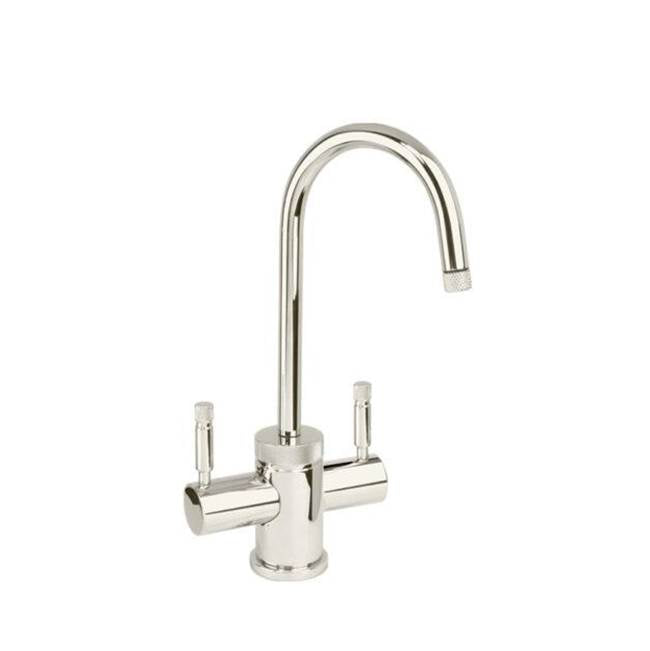 Waterstone - Waterstone Industrial Hot and Cold Filtration Faucet - C-Spout - Polished Nickel