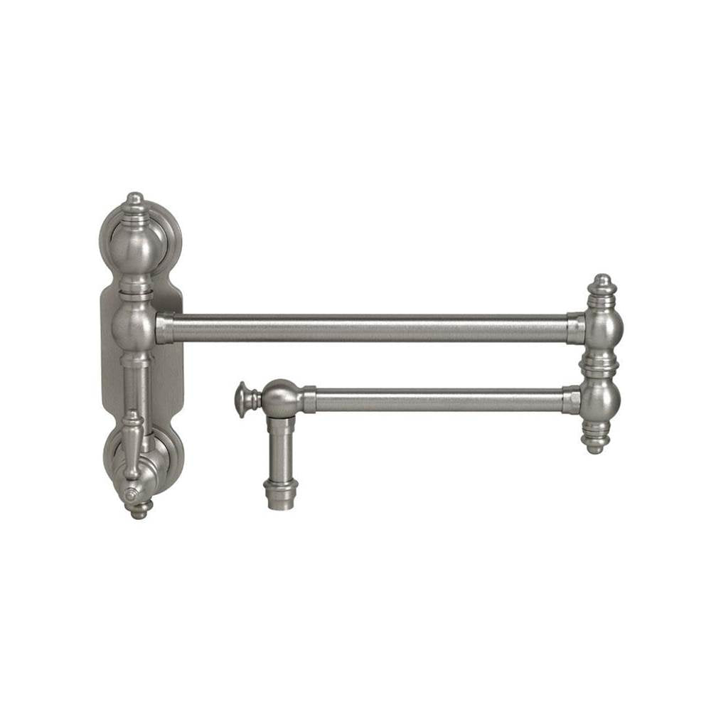 Waterstone - Waterstone Traditional Wall Mounted Potfiller - Lever Handle - Unlacquered Polished Brass