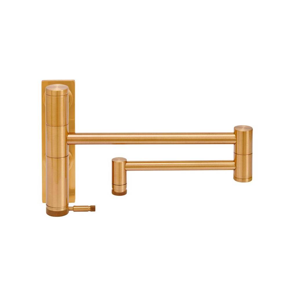 Waterstone - Waterstone Industrial Wall Mounted Potfiller - Unlacquered Polished Brass