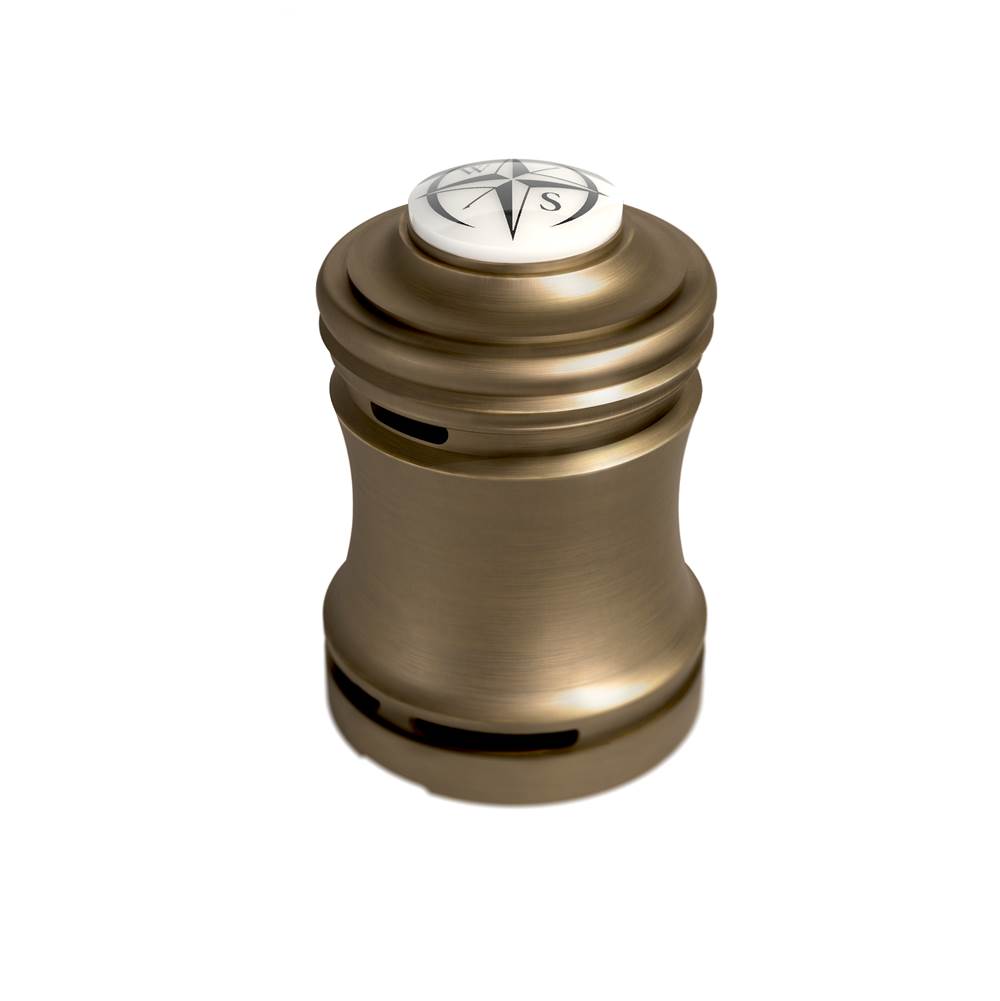 Waterstone - Waterstone Traditional Single Port Air Gap - Matte Antique Brass