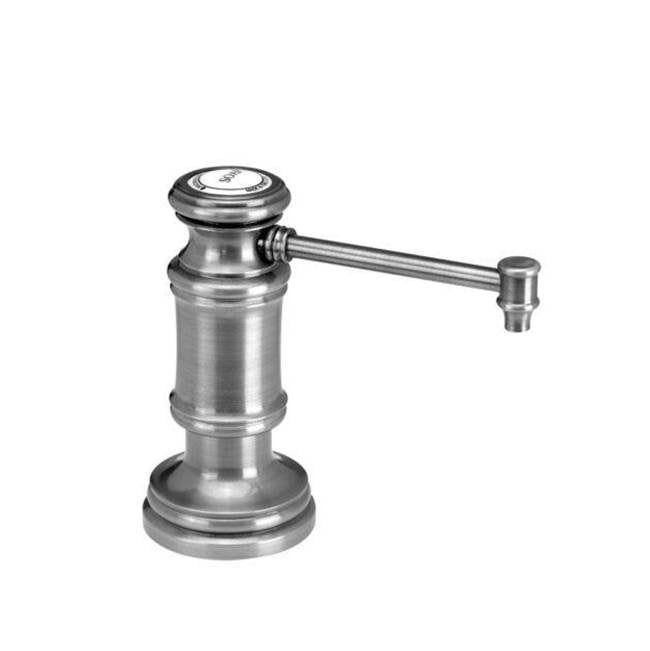 Waterstone - Waterstone Traditional Soap/Lotion Dispenser - Straight Spout - Antique Pewter