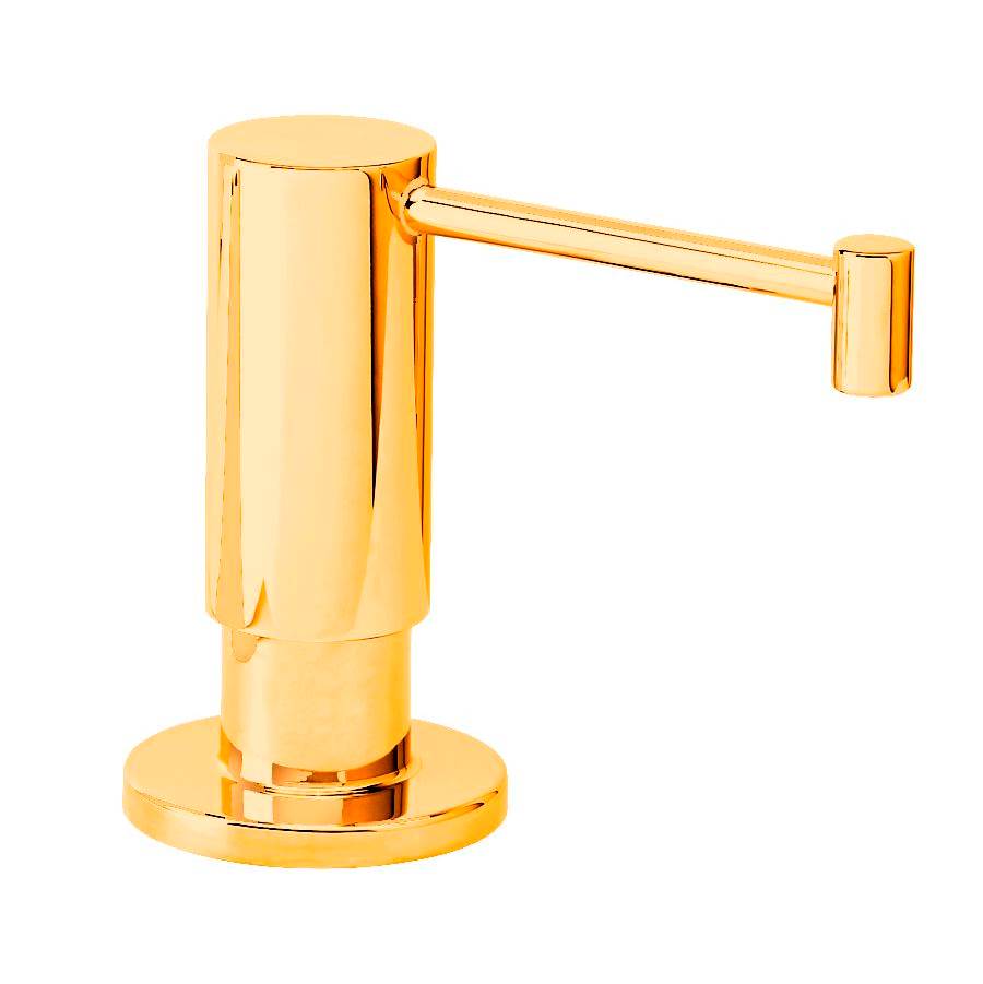 Waterstone - Waterstone Contemporary Soap/Lotion Dispenser - Polished Gold