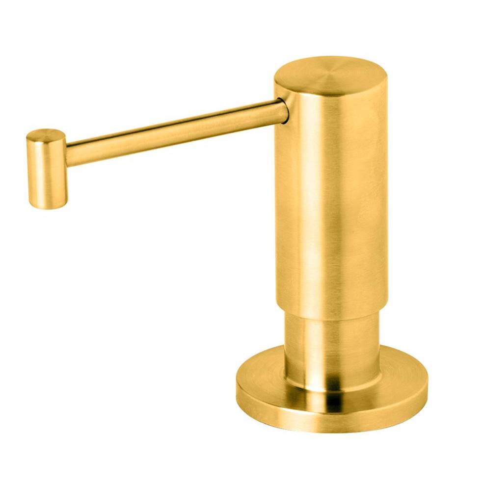 Waterstone - Waterstone Contemporary Soap/Lotion Dispenser - Satin Gold