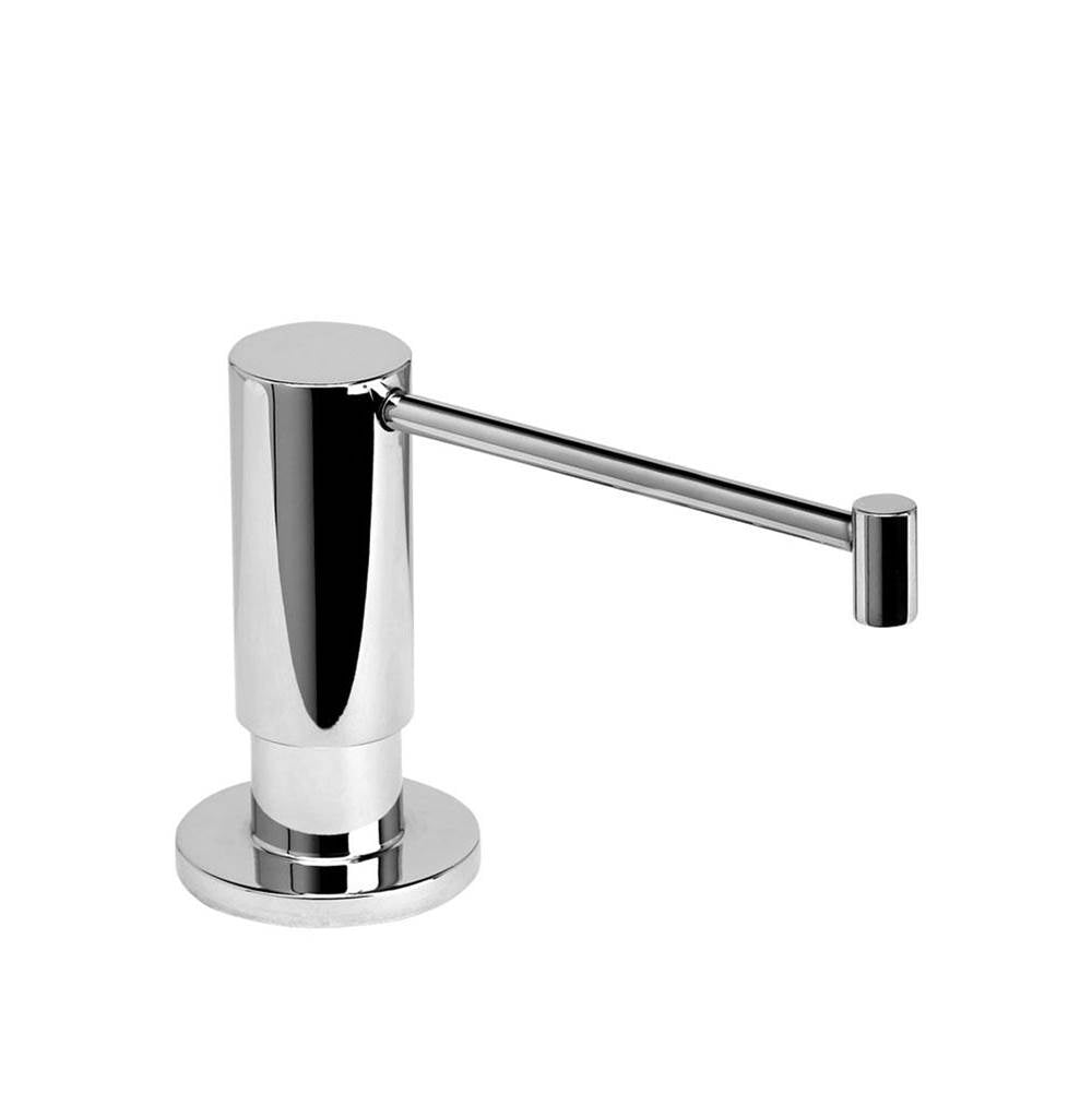 Waterstone - Contemporary Soap/lotion Dispenser - Extended Straight Spout - Tuscan Brass