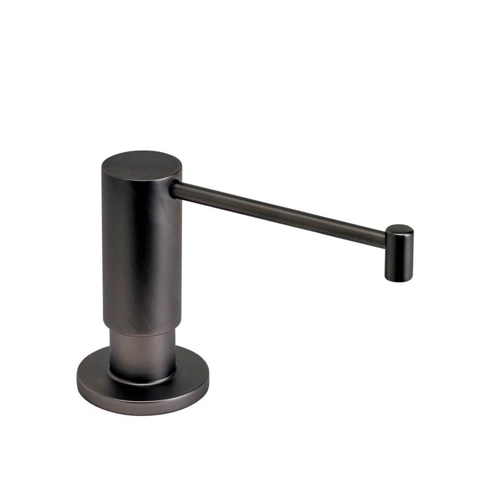 Waterstone - Contemporary Soap/lotion Dispenser - Extended Straight Spout - Graphite