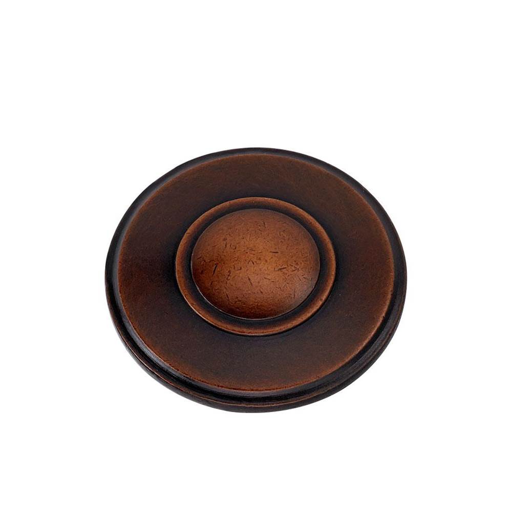 Waterstone - Waterstone Traditional Sink Hole Cover - Finish Button - Unlacquered Polished Brass
