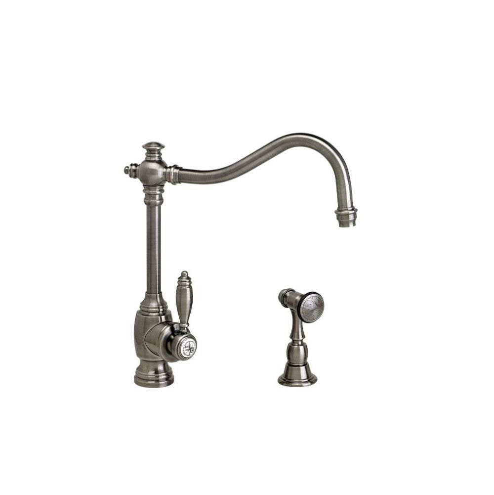 Waterstone - Waterstone Annapolis Kitchen Faucet w/ Side Spray - Matte White