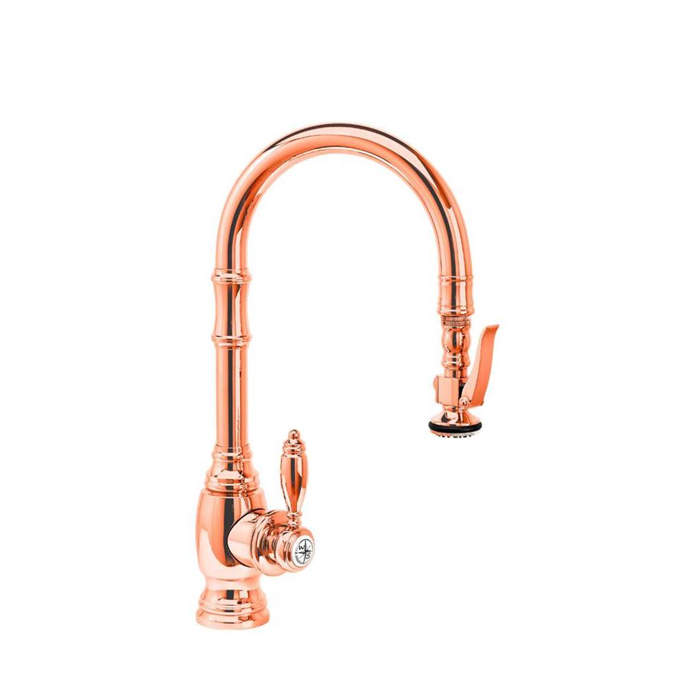 Waterstone - Waterstone Traditional Prep Size PLP Pulldown Faucet - Polished Copper