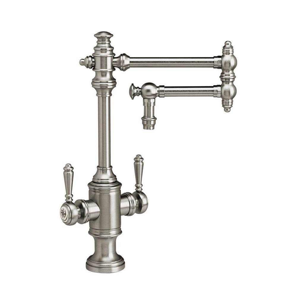 Waterstone - Waterstone Towson Two Handle Kitchen Faucet - 12'' Articulated Spout - Chardonnay