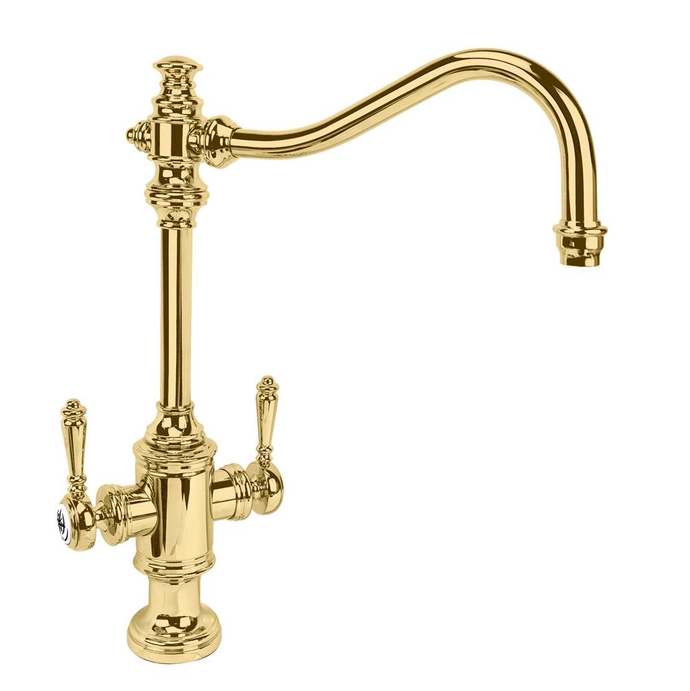 Waterstone - Waterstone Annapolis Two Handle Kitchen Faucet - Polished Brass
