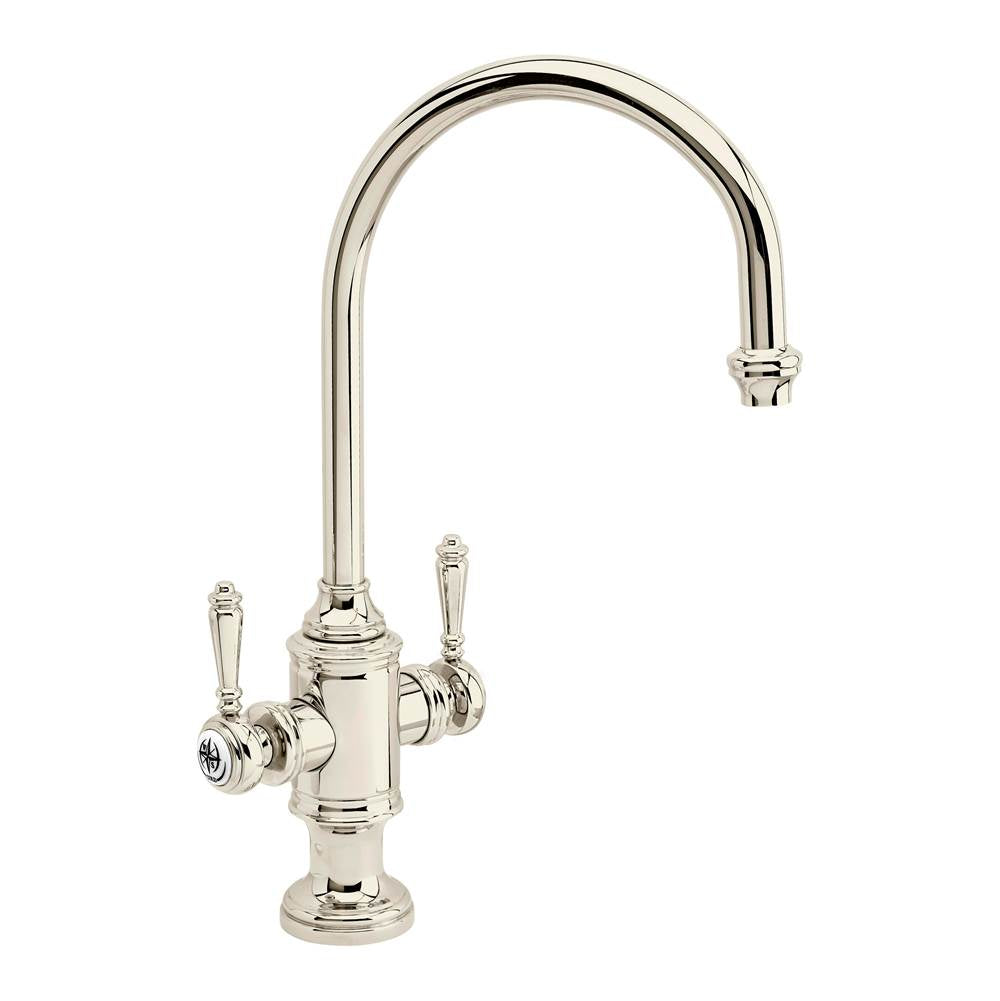 Waterstone - Waterstone Hampton Two Handle Kitchen Faucet - Polished Nickel