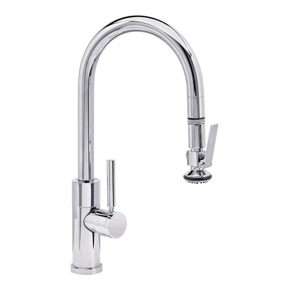 Waterstone - Waterstone Modern Prep Size PLP Pulldown Faucet - Lever Sprayer - Chrome