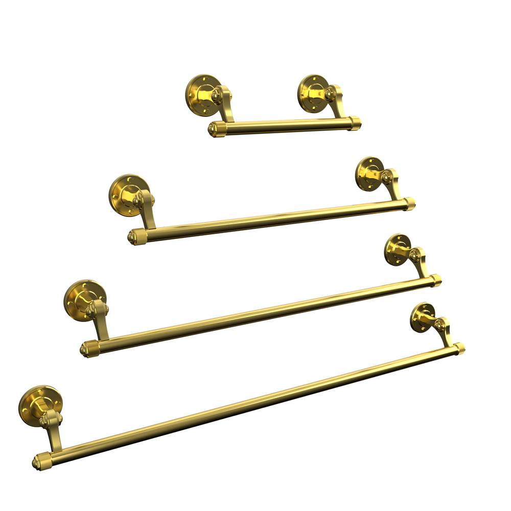 Waterstone - Argonaut 18'' Towel Bar - Unlacquered Polished Brass