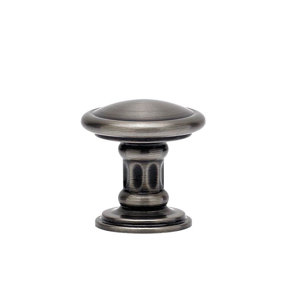 Waterstone - Waterstone Traditional Small Plain Cabinet Knob - Unlacquered Polished Brass