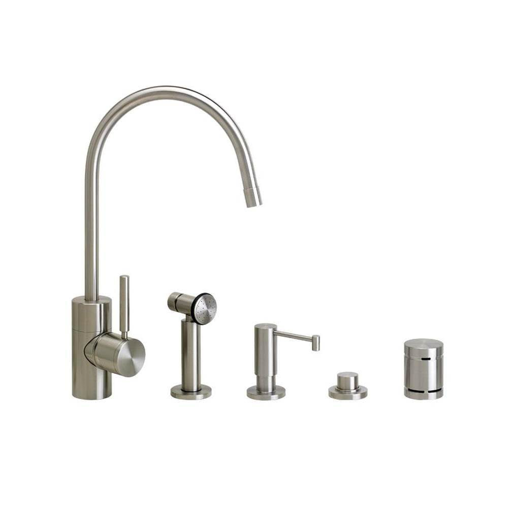 Waterstone - Waterstone Parche Kitchen Faucet - 4pc. Suite - Graphite