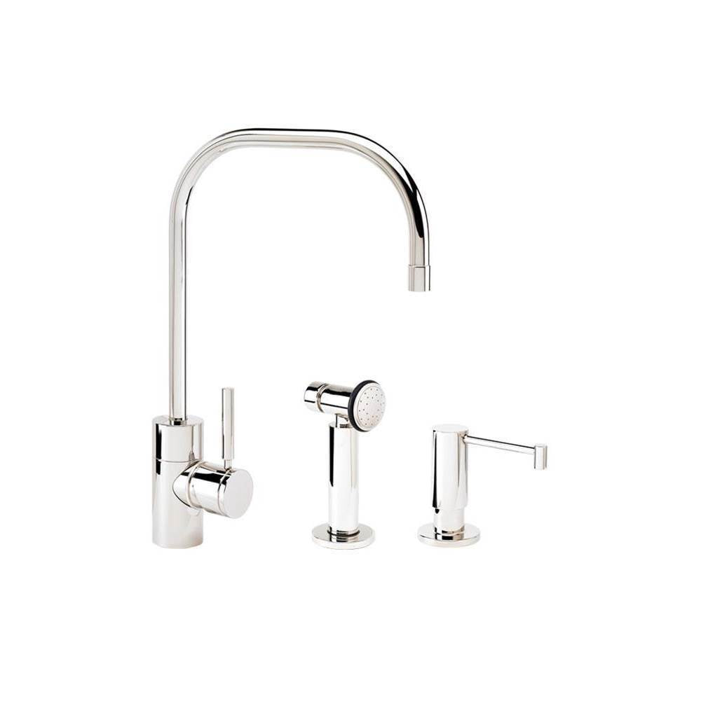 Waterstone - Waterstone Fulton Kitchen Faucet - 2pc. Suite - Graphite