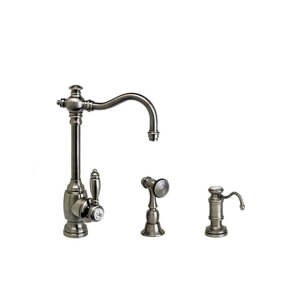 Waterstone - Waterstone Annapolis Prep Faucet - 2pc. Suite - Graphite
