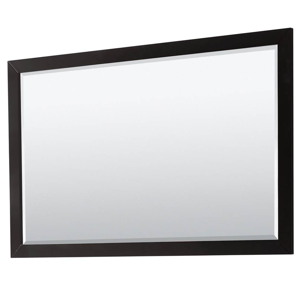 Daria 60 Inch Double Bathroom Vanity in Dark Blue, No Countertop, No Sink, 58 Inch Mirror