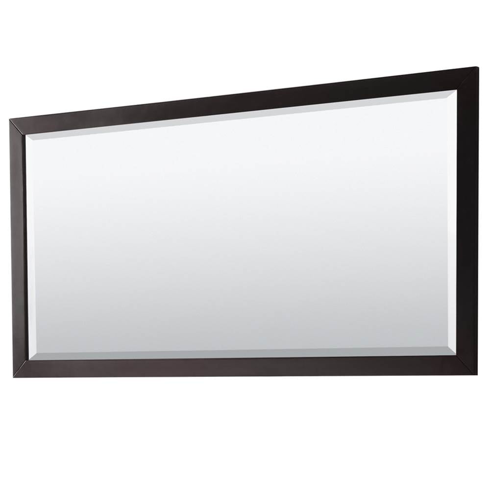 Daria 80 Inch Double Bathroom Vanity in Dark Espresso, Carrara Cultured Marble Countertop, Undermount Square Sinks, 70 Inch Mirror