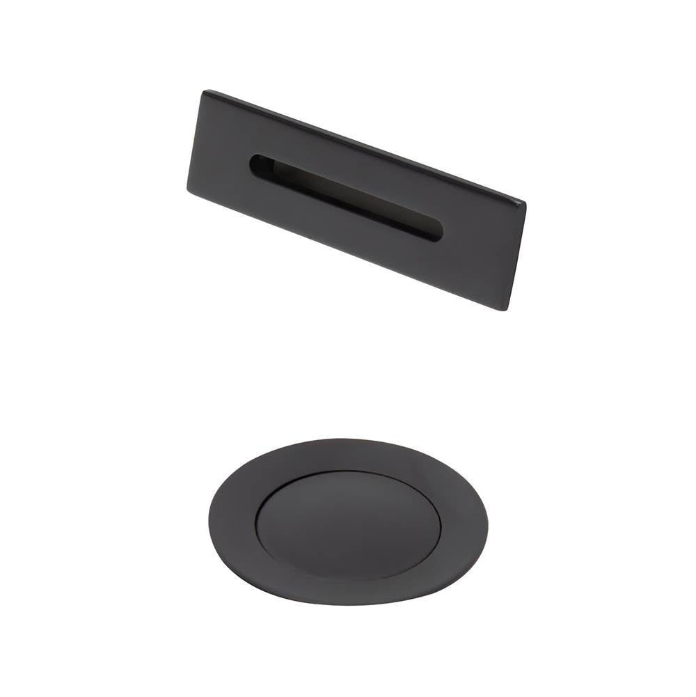Wyndham Collection - Wyndham Collection Matte Black Universal Square Bathtub Trim Kit