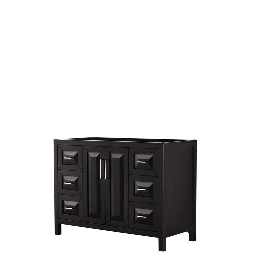 Wyndham Collection - Daria 48 Inch Single Bathroom Vanity in Dark Espresso, No Countertop, No Sink, and No Mirror - Dark Espresso