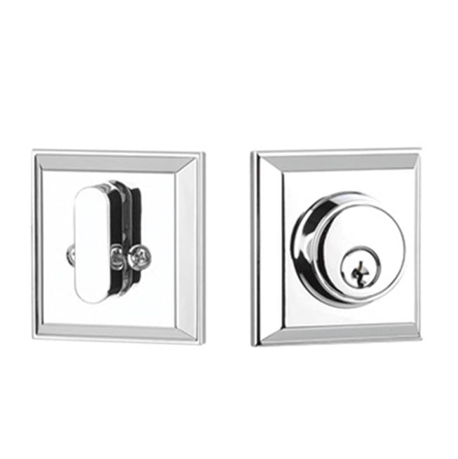 Yale Expressions - Yale Ellington Single Cylinder Deadbolt, Kwikset Keyway, Polished Chrome - Polished Chrome