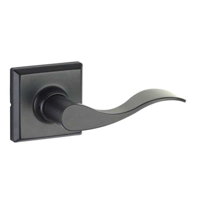 Yale Expressions - Yale Ellington Rosette with Dummy Brunswick Lever, Flat Black - Flat Black