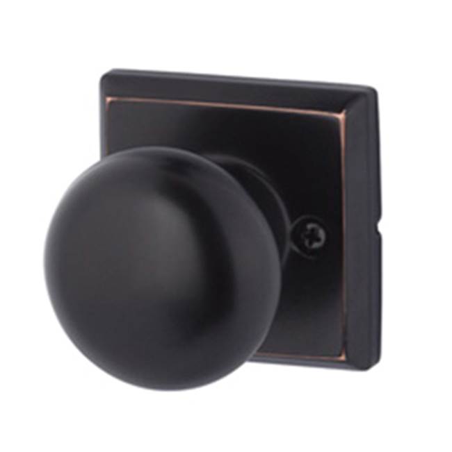 Yale Ellington Rosette with Privacy Walker Knob, Oil Rubbed Bronze