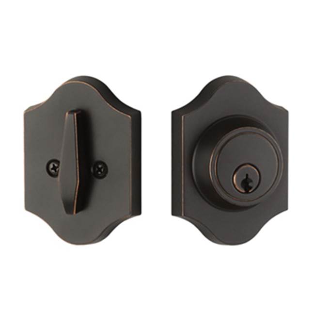 Yale Expressions - Yale Everly Single Cylinder Deadbolt, Weiser Keyway, Oil Rubbed Bronze - Oil Rubbed Bronze