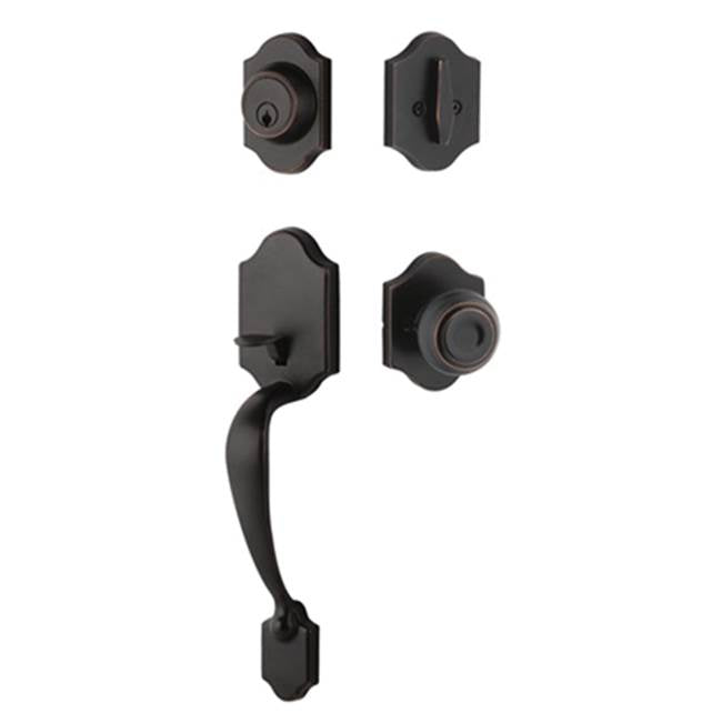 Yale Expressions - Yale Everly Single Cylinder Entry Set, Lewiston Knob, Kwikset Keyway, Oil Rubbed Bronze - Oil Rubbed Bronze