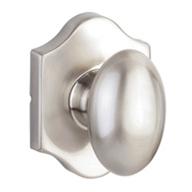 Yale Expressions - Yale Everly Rosette with Keyed Auburn Knob, Weiser Keyway, Satin Nickel - Satin Nickel