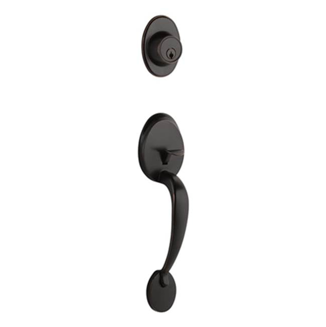 Yale Expressions - Yale Maguire Single Cylinder Exterior Entry Set, Kwikset Keyway, Oil Rubbed Bronze - Oil Rubbed Bronze