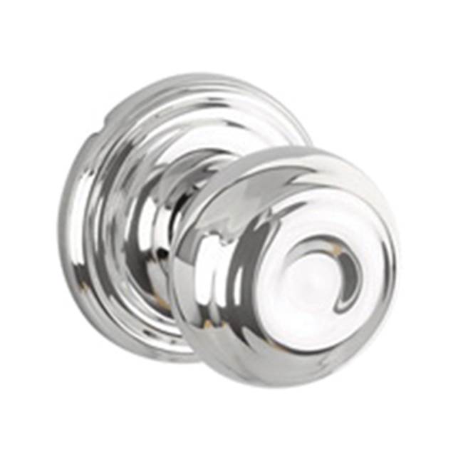 Yale Expressions - Yale Maguire Rosette with Keyed Lewiston Knob, Kwikset Keyway, Polished Chrome - Polished Chrome