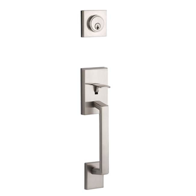 Yale Expressions - Yale Marcel Single Cylinder Exterior Entry Set, Weiser Keyway, Satin Nickel - Satin Nickel