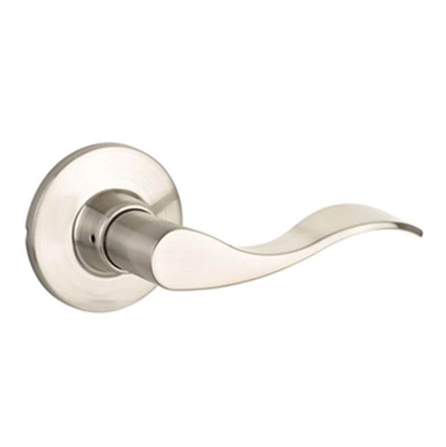 Yale Expressions - Yale Owen Rosette with Keyed Brunswick Lever, Kwikset Keyway, Satin Nickel - Satin Nickel