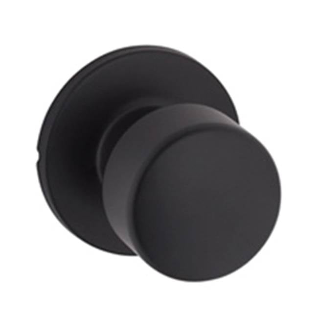 Yale Expressions - Yale Owen Rosette with Passage Dylan Knob, Flat Black - Flat Black