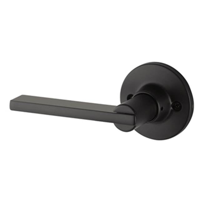 Yale Owen Rosette with Privacy Nils Lever, Satin Nickel