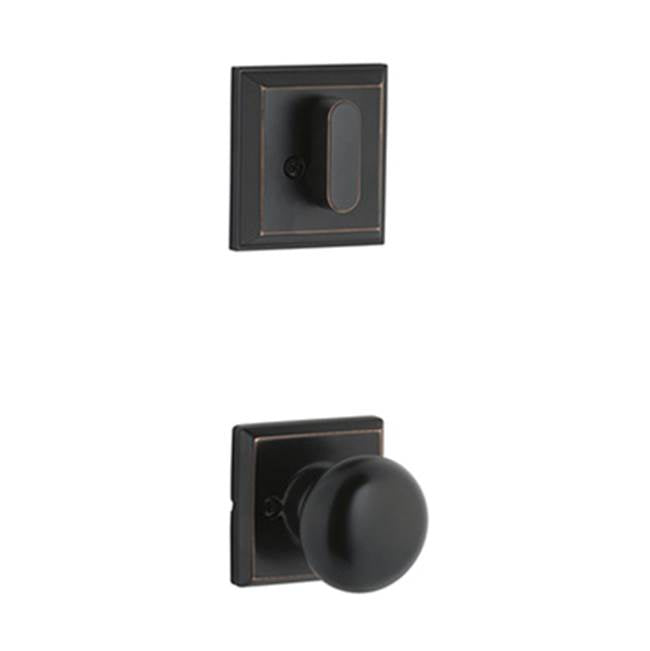 Yale Expressions - Yale Ellington Single Cylinder Interior Trim Pack with Walker Knob, Oil Rubbed Bronze - Oil Rubbed Bronze