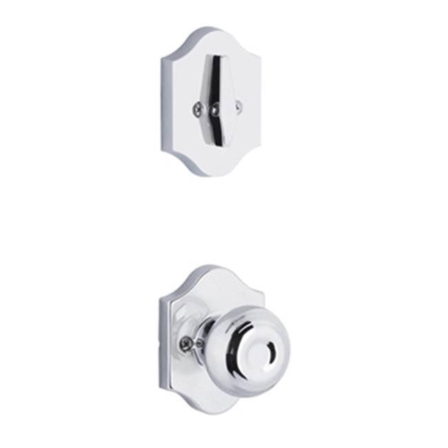 Yale Expressions - Yale Everly Single Cylinder Interior Trim Pack with Lewiston Knob, Polished Chrome - Polished Chrome